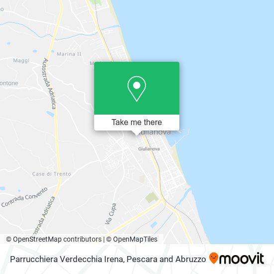 Parrucchiera Verdecchia Irena map