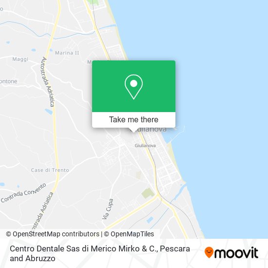 Centro Dentale Sas di Merico Mirko & C. map
