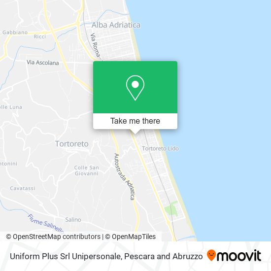 Uniform Plus Srl Unipersonale map