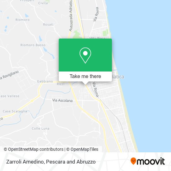 Zarroli Amedino map