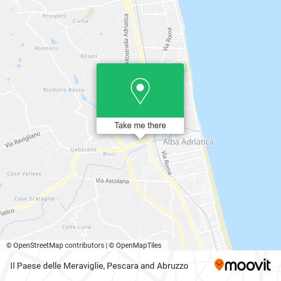 Il Paese delle Meraviglie map