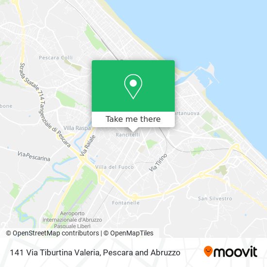 141 Via Tiburtina Valeria map