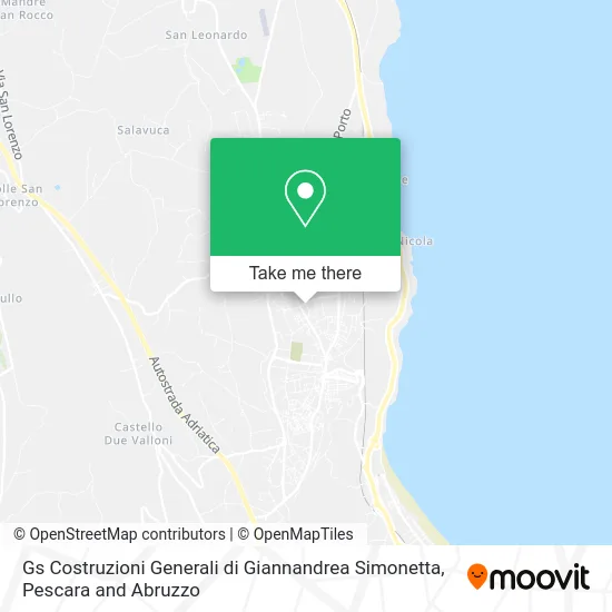 Gs Costruzioni Generali di Giannandrea Simonetta map