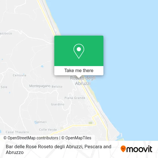 Bar delle Rose Roseto degli Abruzzi map