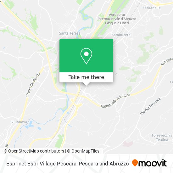 Esprinet EspriVillage Pescara map