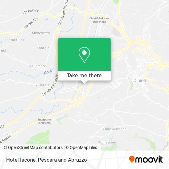 Hotel Iacone map