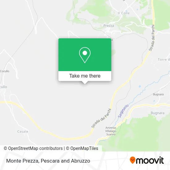 Monte Prezza map
