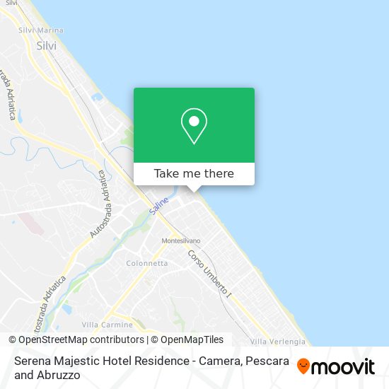 Serena Majestic Hotel Residence - Camera map