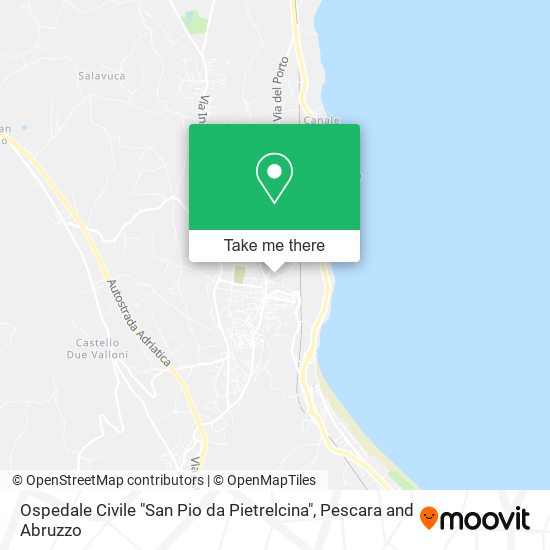 Ospedale Civile "San Pio da Pietrelcina" map