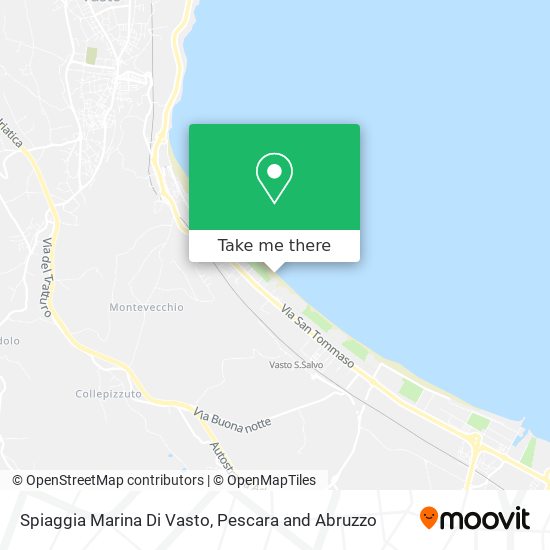 Spiaggia Marina Di Vasto map