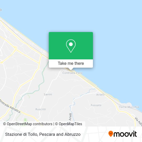 Stazione di Tollo map