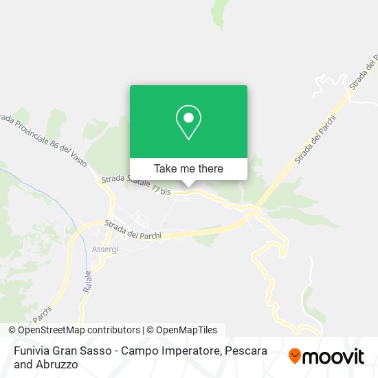 Funivia Gran Sasso - Campo Imperatore map