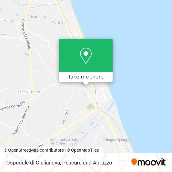 Ospedale di Giulianova map