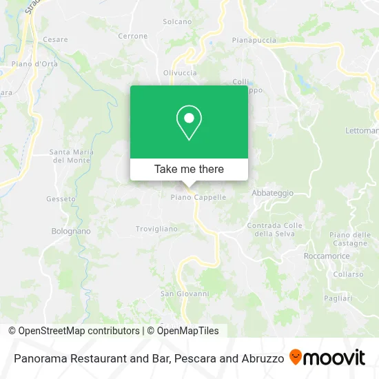 Panorama Restaurant and Bar map