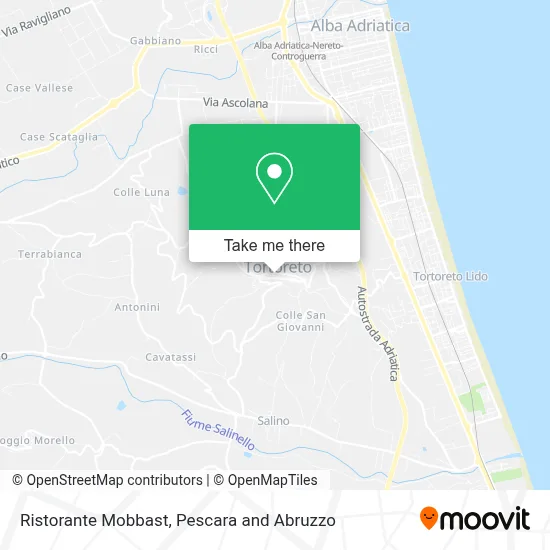 Ristorante Mobbast map