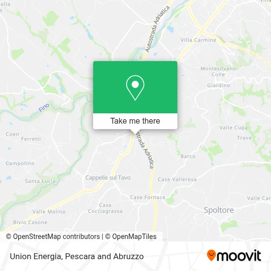 Union Energia map