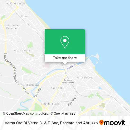 Verna Oro Di Verna G. & F. Snc map