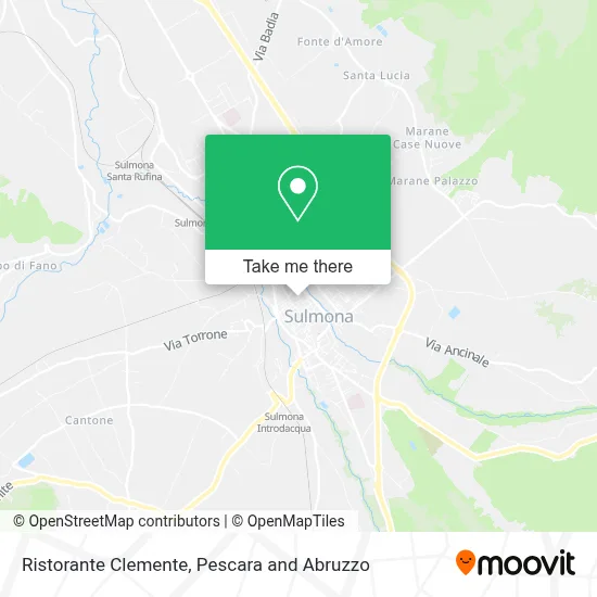 Ristorante Clemente map