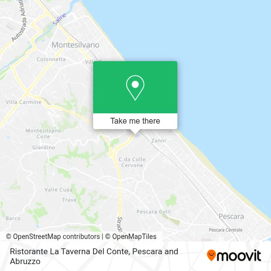 Ristorante La Taverna Del Conte map