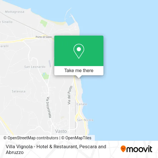 Villa Vignola - Hotel & Restaurant map