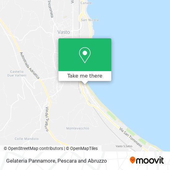 Gelateria Pannamore map