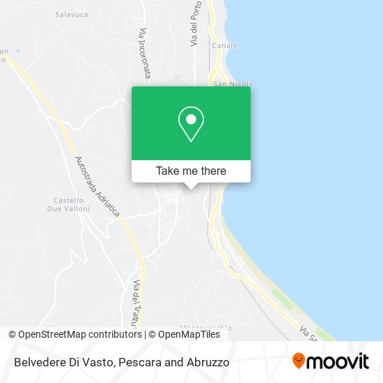 Belvedere Di Vasto map