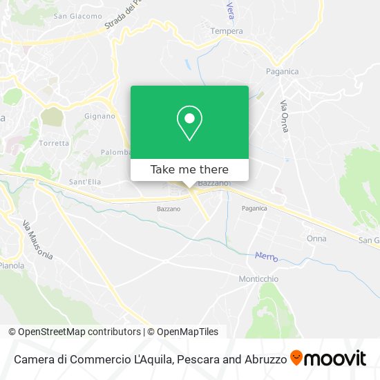 Camera di Commercio L'Aquila map