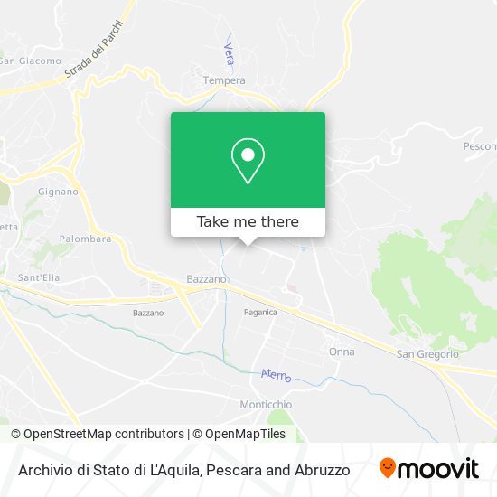 Archivio di Stato di L'Aquila map