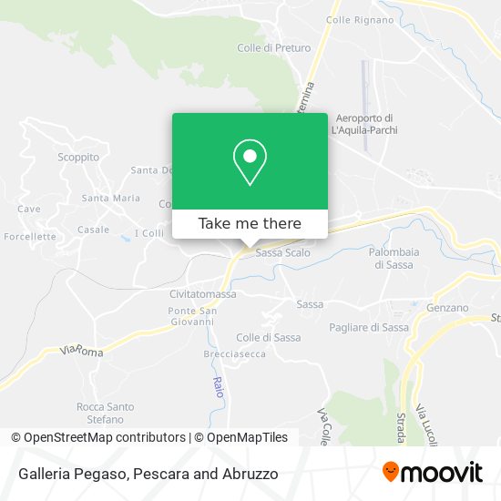 Galleria Pegaso map
