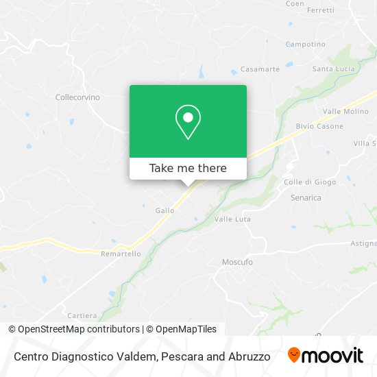 Centro Diagnostico Valdem map