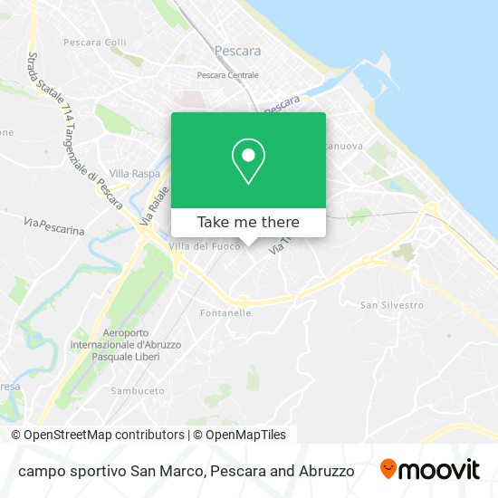 campo sportivo San Marco map