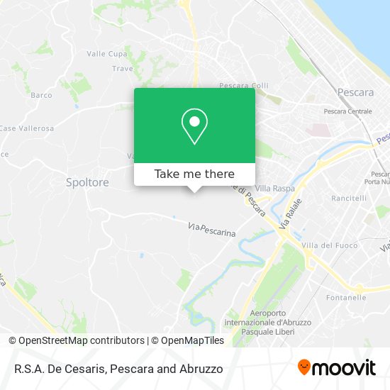 R.S.A. De Cesaris map