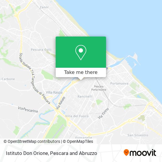 Istituto Don Orione map