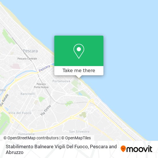 Stabilimento Balneare Vigili Del Fuoco map