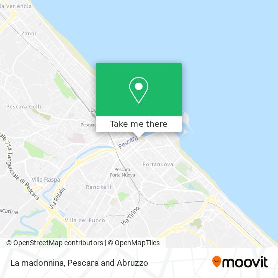 La madonnina map