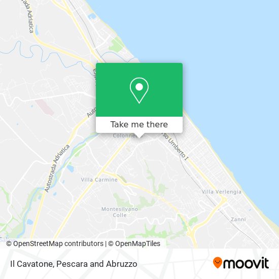 Il Cavatone map
