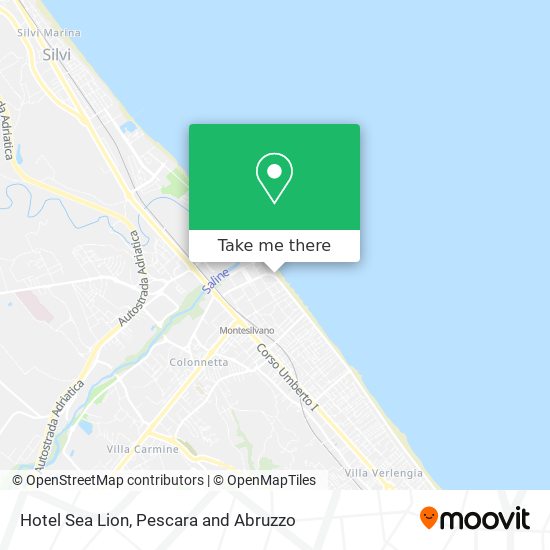 Hotel Sea Lion map