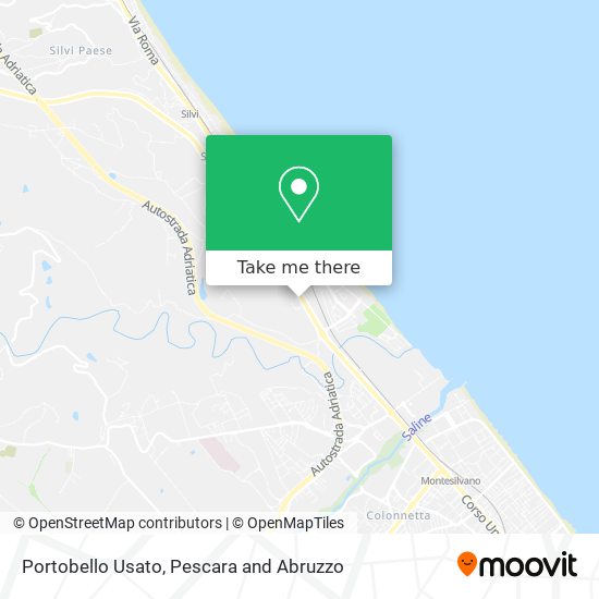 Portobello Usato map