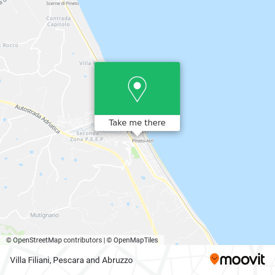 Villa Filiani map
