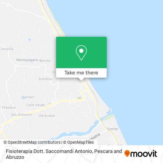 Fisioterapia Dott. Saccomandi Antonio map