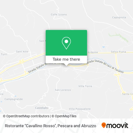 Ristorante "Cavallino Rosso" map