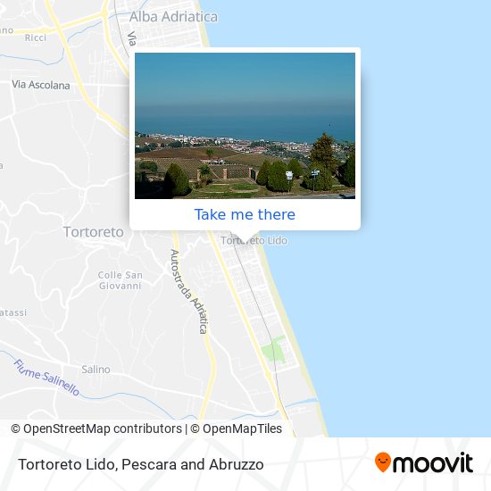 Tortoreto Lido map