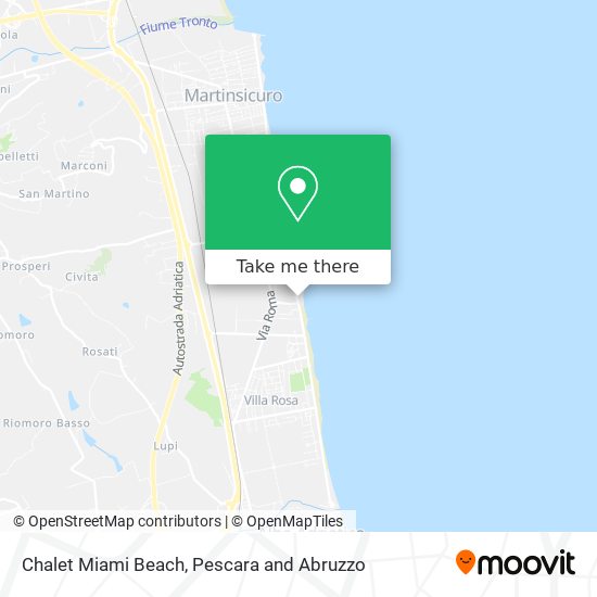 Chalet Miami Beach map