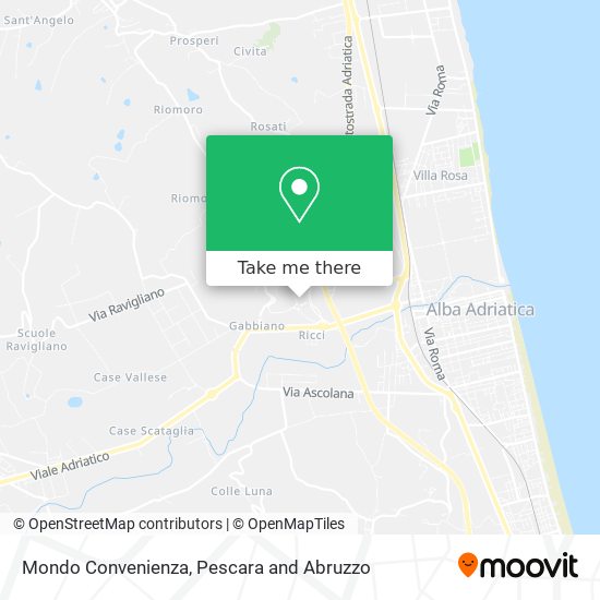 Mondo Convenienza map