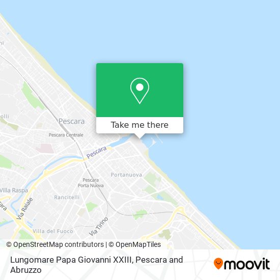 Lungomare Papa Giovanni XXIII map
