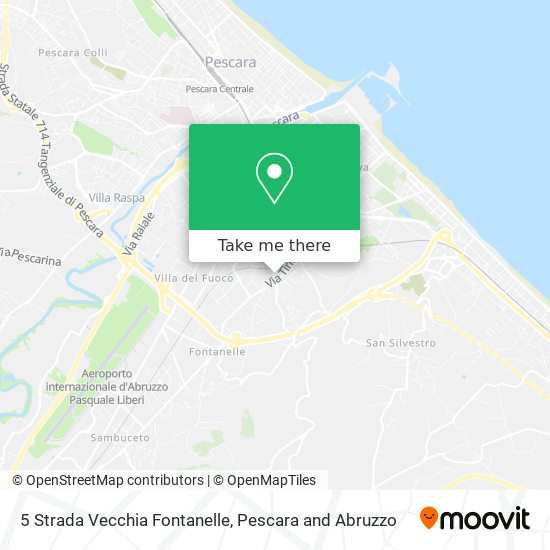 5 Strada Vecchia Fontanelle map