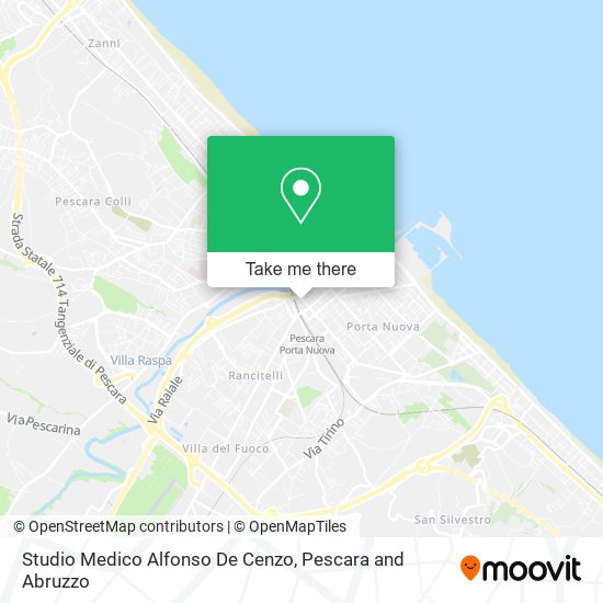 Studio Medico Alfonso De Cenzo map