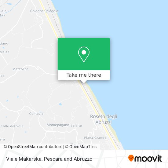 Viale Makarska map