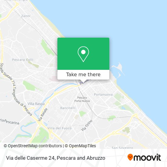 Via delle Caserme  24 map