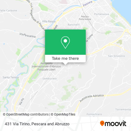 431 Via Tirino map